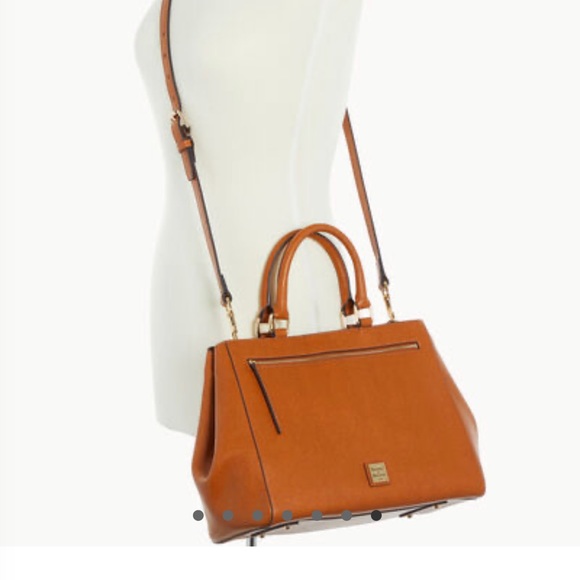 Dooney & Bourke saffiano zip satchel crossbody - Picture 15 of 15